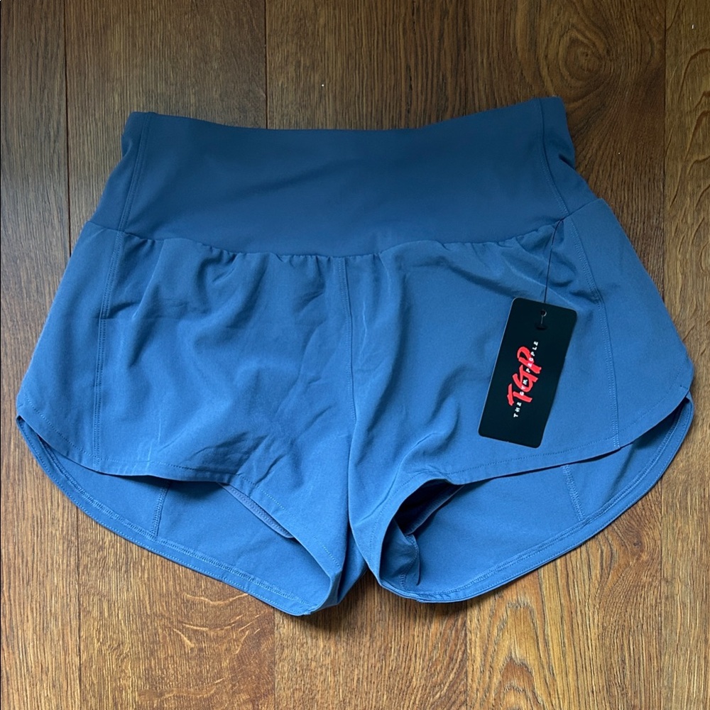 Stylish Women's Athletic Shorts in Blue